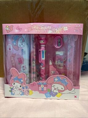 My Melody Pink Multi-Piece Stationery Set